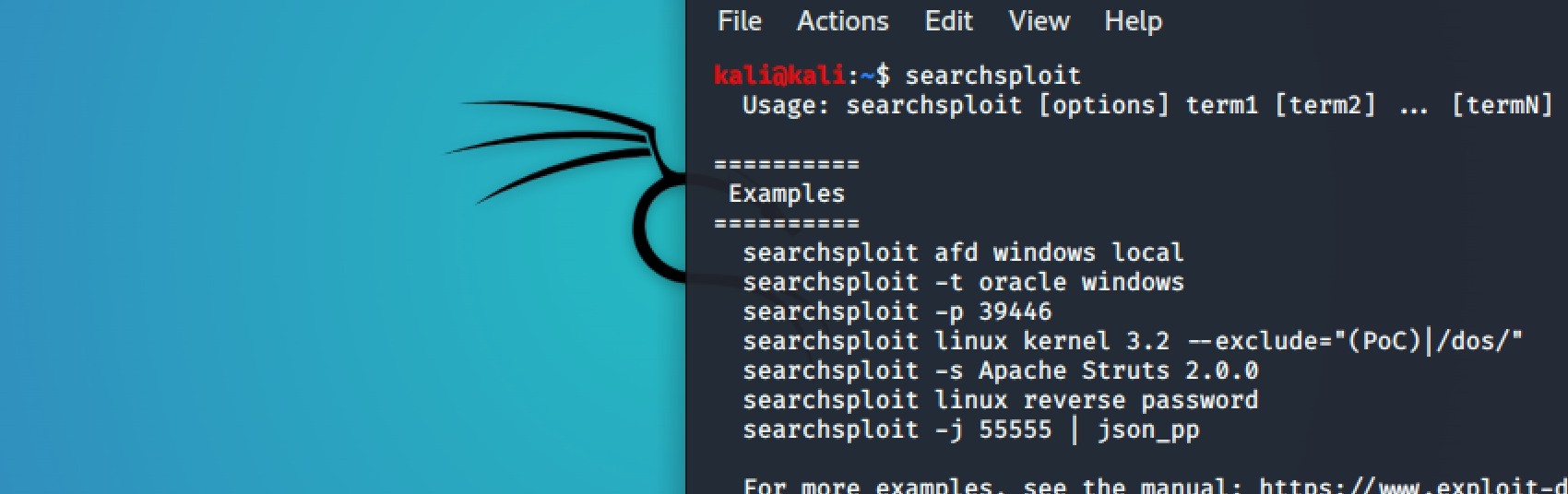SearchSploit usage