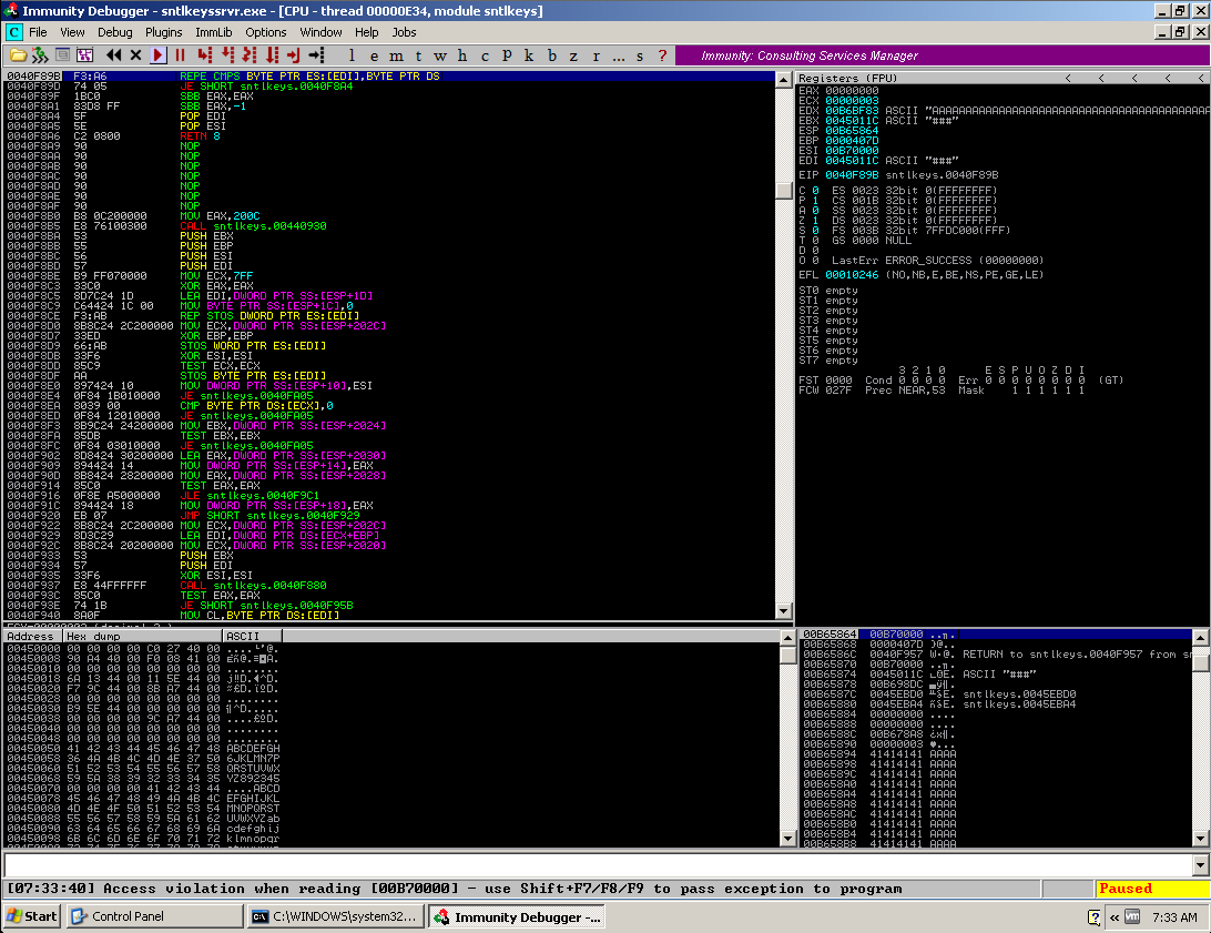 sentinel hl max error sharing violation