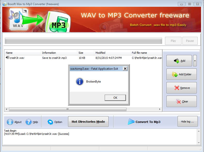 Raw To Mp3 Converter